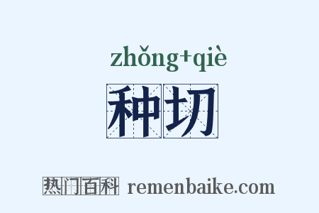 种切是什么意思的图片